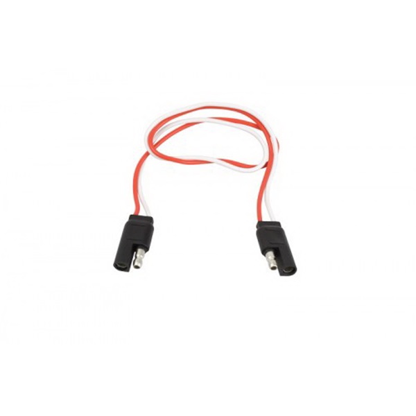 Uriah Products UE047965 Trailer Wire Connector, 2-Pole, Female, Male Contact, Red/White