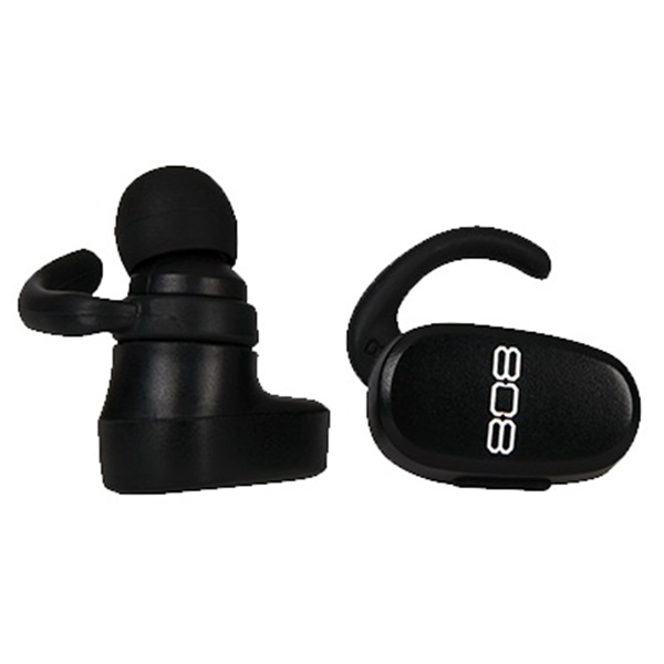 Audiovox EarCanz TRU HPA225BK Earbuds, 10 m Wireless Range, Black