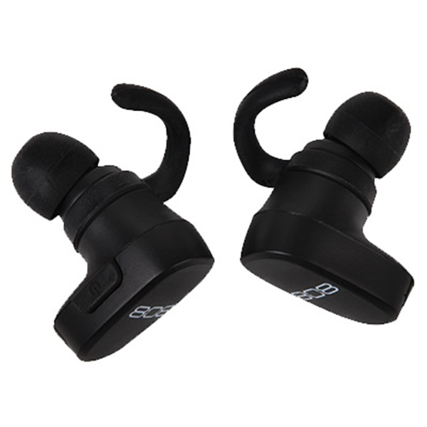 Audiovox EarCanz TRU HPA225BK Earbuds, 10 m Wireless Range, Black