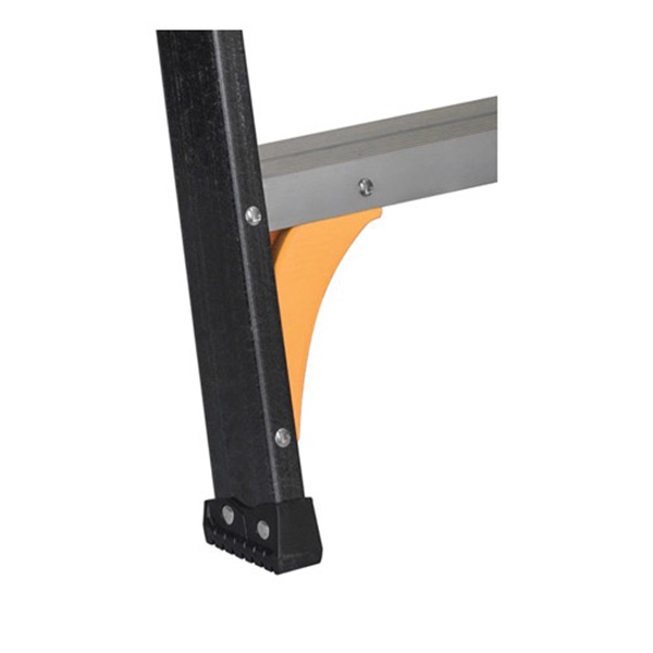 DeWALT by Louisville DXL3210 Series DXL3210-04 Step Ladder, 4 ft H, Type II Duty Rating, Fiberglass, 225 lb