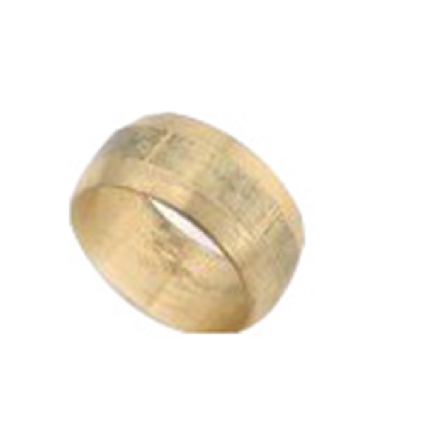 Anderson Metals 700060-06 Pipe Sleeve, 3/8 in Compression, 1 in L, Brass