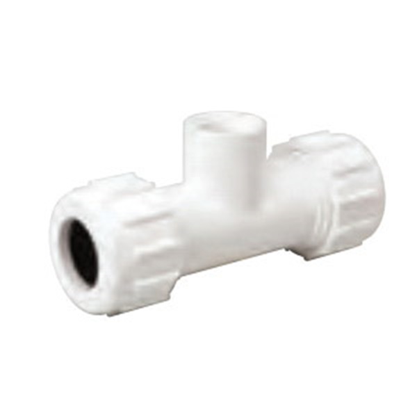 162-105 Tee, 1 in, Compression x FIP, PVC