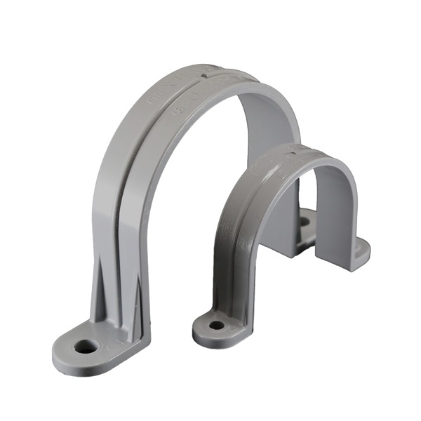 CANTEX 5133733B Conduit Clamp, 1-1/4 in, PVC, Screw