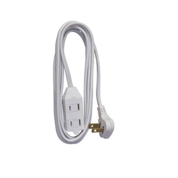 Master Electrician 09419TV Extension Cord, 16 AWG Cable, Cube Tap, 11 ft L, 13 A, 125 V, White
