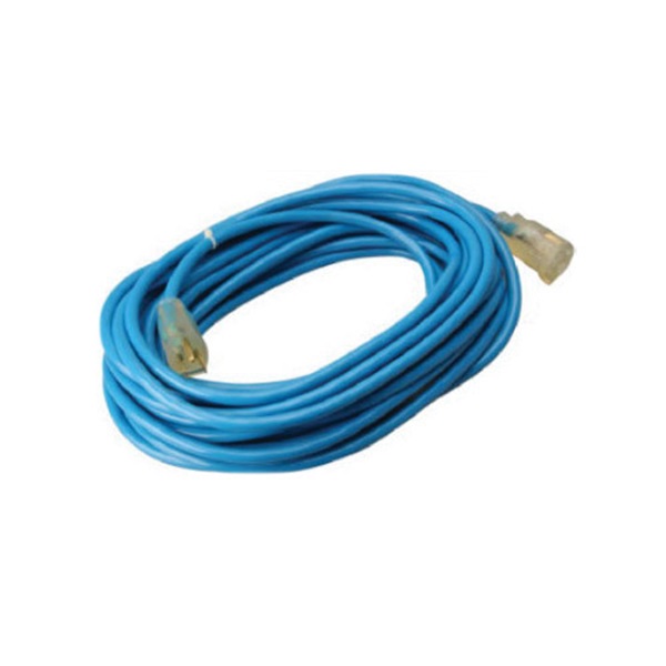 Master Electrician 02468-06ME Extension Cord, 14 AWG Cable, 50 ft L, 15 A, 125 V, Blue
