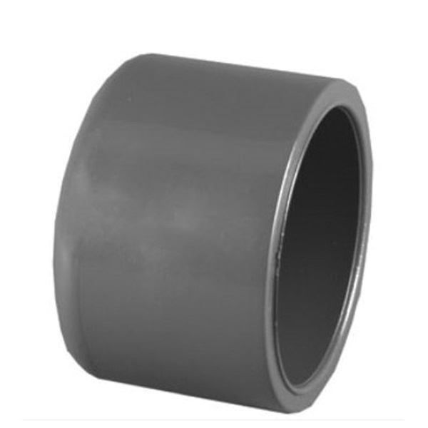 Charlotte Pipe 847-005 Pipe Cap, 1/2 in, Socket, PVC, Gray, SCH 80 Schedule