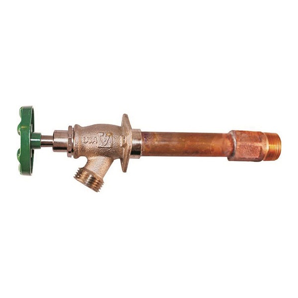 Arrowhead Brass 455-06BCLD Frost-Free Hydrant, 6 in L, 1/2 x 3/4 in, FIP x MIP, Brass Body