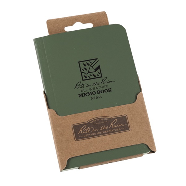 All Weather Pocket Notebook, Rite in the Rain, Green - 5