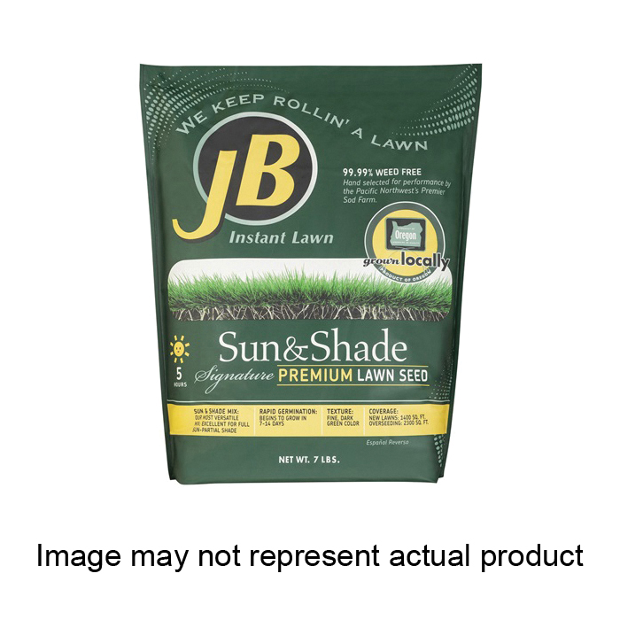 JB shade3 Sun and Shade Lawn Seed, 3 lb - 1