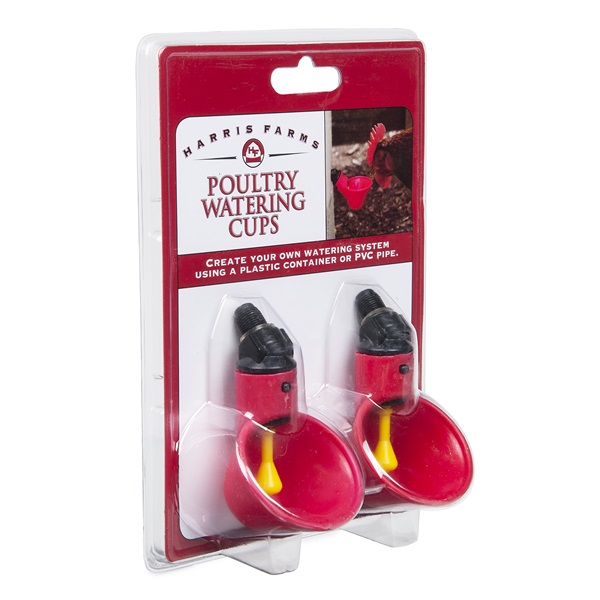 Manna Pro 1262 Watering Cup, Red, Bottom, Side Mounting