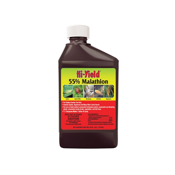 Hi-Yield 32028 Malathion Spray, Liquid, Spray Application, Outdoor, 16 oz
