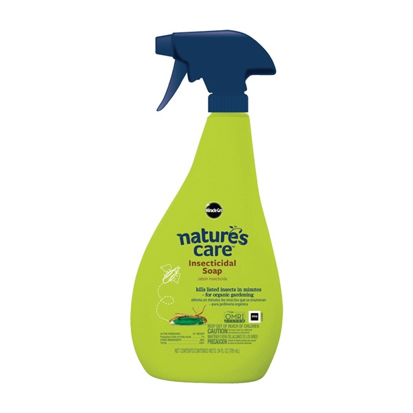 Nature's Care 0747210 Ready-to-Use Insecticidal Soap, Liquid, Spray Application, Indoor, Outdoor, 24 oz