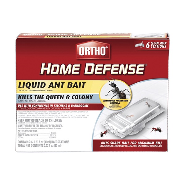 Ortho Home Defense 0464812 Ant Bait, Liquid, Earthy, Musty Carton