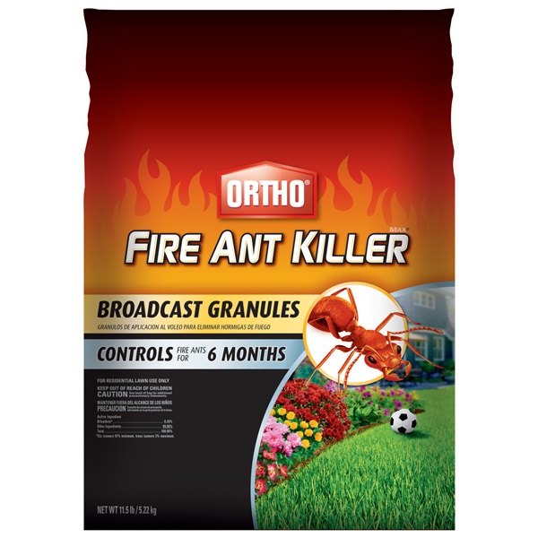 0200310 Fire Ant Killer, Granular, Spreader Application, Residential Lawns, 11.5 lb Bag