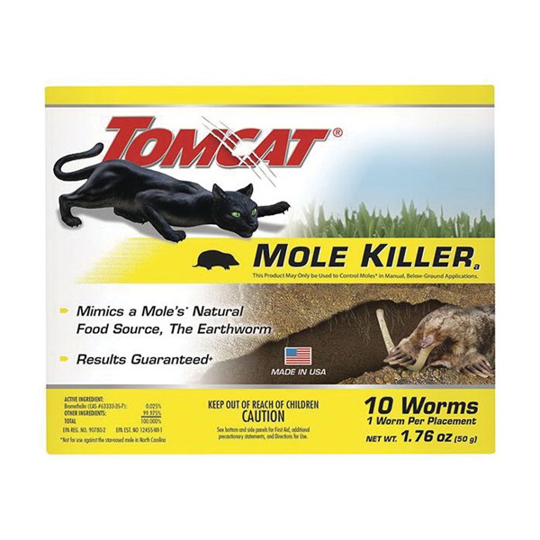 Tomcat 0372310 Mole Killer, Solid, 10 Box