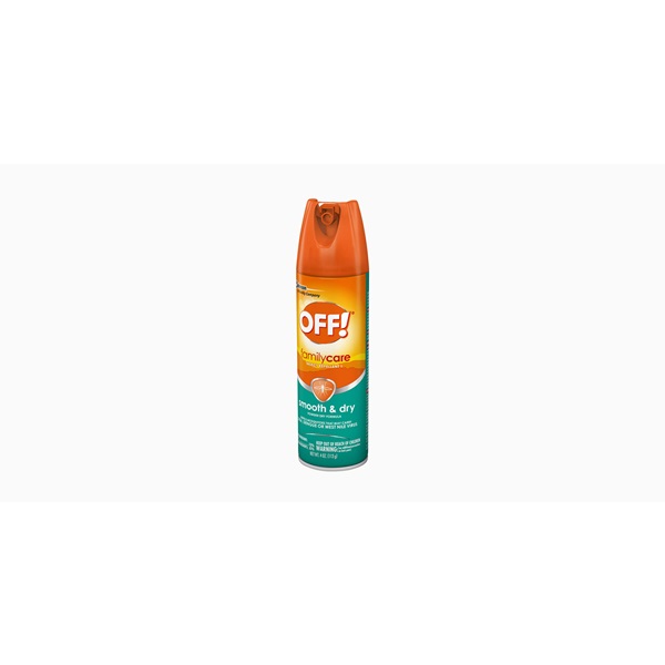 OFF! FamilyCare 71037 Insect Repellent, 2.5 oz Aerosol Can, Clear/White - 3