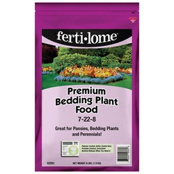 Ferti•lome 10761 Premium Bedding Plant Food with Display, 4 lb, Granular, 7-22-8 N-P-K Ratio