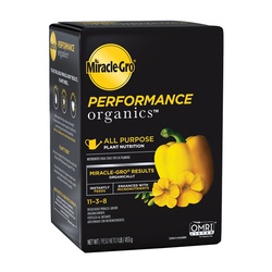 Performance Organics 3003301 All-Purpose Plant Nutrition, 1 lb Box, Solid, 11-3-8 N-P-K Ratio