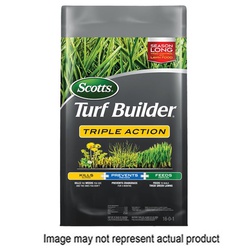 Scotts Turf Builder 26002A Triple-Action Fertilizer, 50 lb Bag, Granular, 16-0-1 N-P-K Ratio