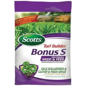 Turf Builder Bonus S 3313B Southern Weed and Feed Fertilizer, Granular, 5000 sq-ft, 17.63 lb Bag, 29-0-10 N-P-K Ratio