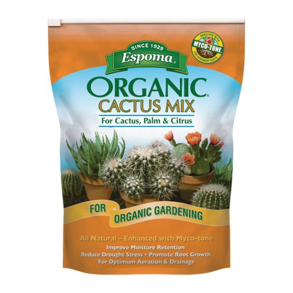 Espoma CA4-8 Cactus Mix, Black/Brown, 4 qt, Bag