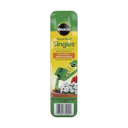 Miracle-Gro Pour & Feed 3100010 Plant Food, 2 oz Pack, Liquid, 0.02-0.02-0.02 N-P-K Ratio