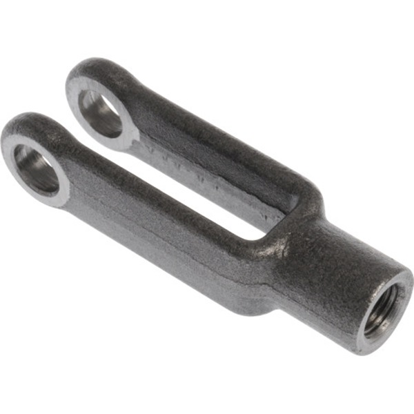 967117 Yoke End, Steel, Zinc, 3/PK