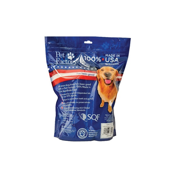 Pet Factory 78106 Braided Stick, M Breed, 6 Count Pack