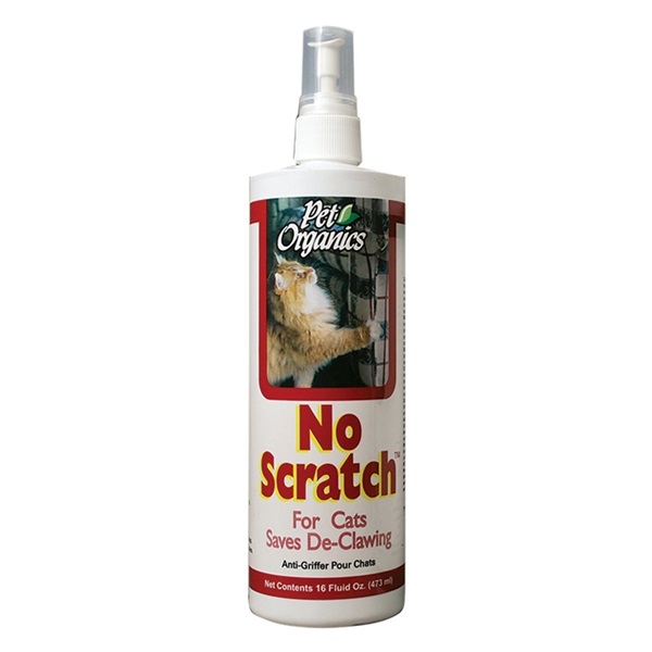 NaturVet Pet Organics No Scratch 00514116 Training Spray, 16 oz Bottle - 1