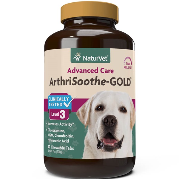 NaturVet ArthriSoothe-GOLD 79903495 Dog Supplement, Chewable Tablet, 7 oz