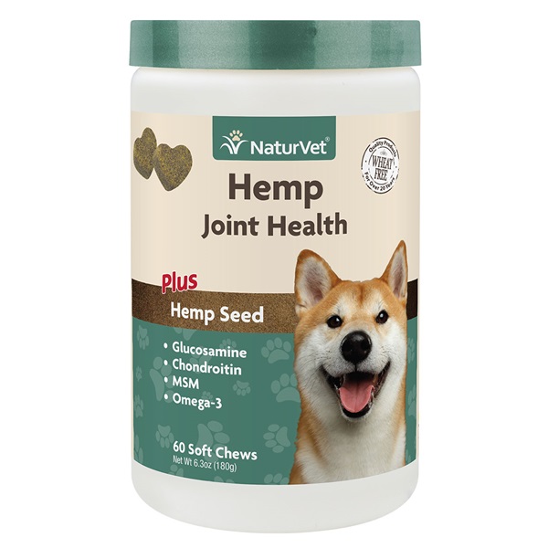 NaturVet 79905921 Hemp Joint Supplement, Soft Chew, 6.3 oz