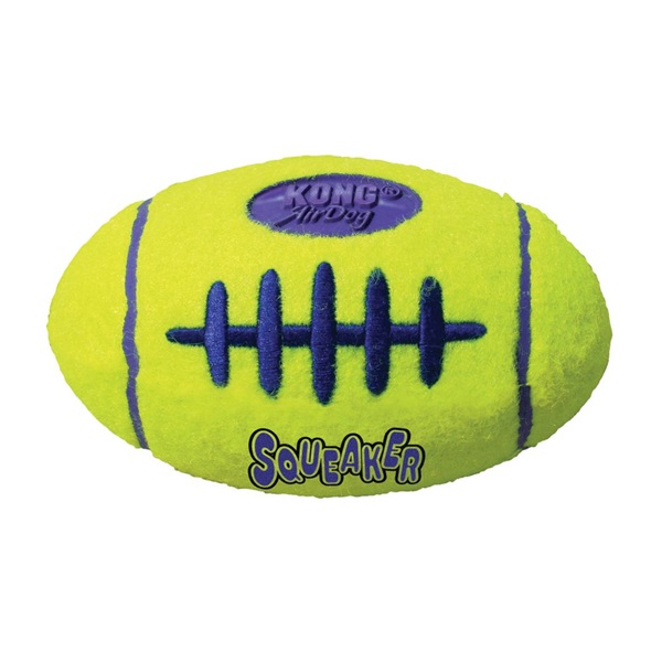Kong AirDog ASFB1 Dog Toy, L, Squeaker, Yellow