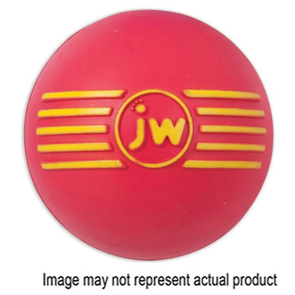 Petmate 43032 Dog Toy, L, Squeaker, Ball, Rubber, Assorted