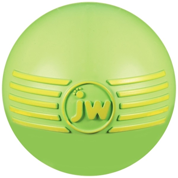 Petmate 43032 Dog Toy, L, Squeaker, Ball, Rubber, Assorted