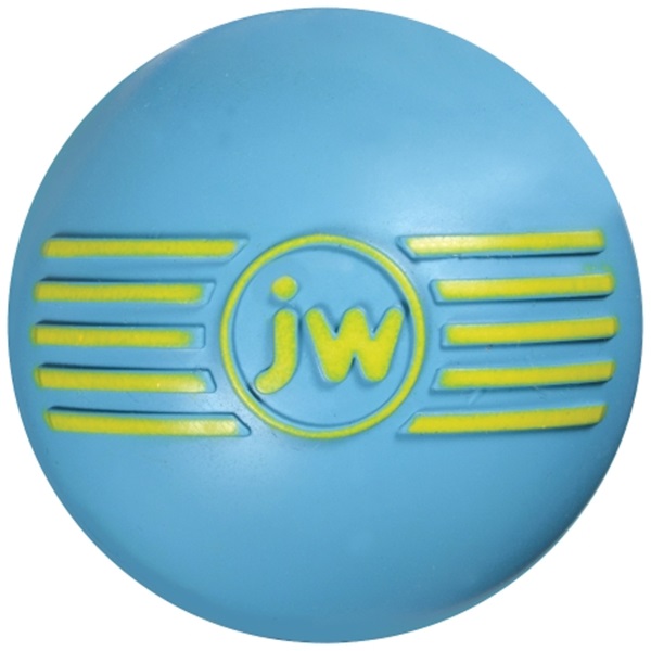 Petmate 43032 Dog Toy, L, Squeaker, Ball, Rubber, Assorted