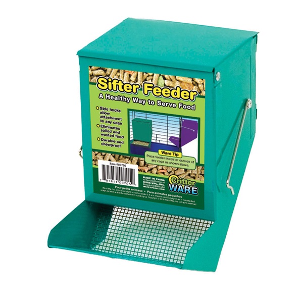 Ware 00705 Sifter Feeder with Lid, Metal