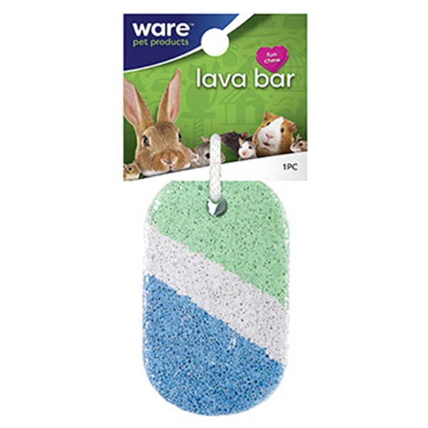 Ware 13084 Lava Bar, Chinchilla, Guinea Pig, Rabbit, Rat, Lava Stone