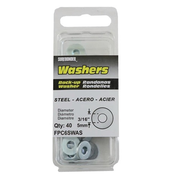 FPC6AWAS Washer, 3/16 in ID, Aluminum