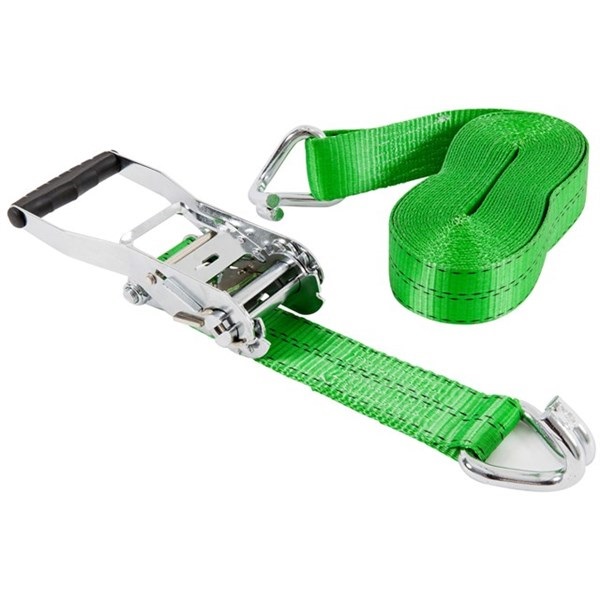 US Cargo Control Ratchet Straps, 2 Inch x 18 Foot Ratchet Straps with  Double J Hooks, 18 Foot Tiedowns, Green Ratchet Straps, Double J Hook  Ratchet