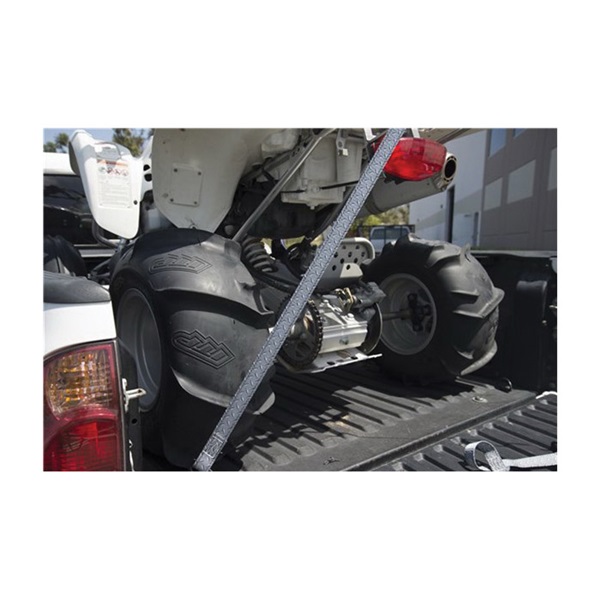 Keeper 47383 Tie-Down Strap, 1 in W, 12 ft L, Gray, 500 lb Working Load, S-Hook End - 3