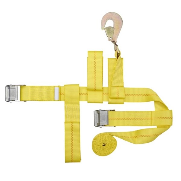 04516 Tie-Down Strap, 2 in W, 8 ft L, 1000 lb, Twisted Snap Hook End Fitting