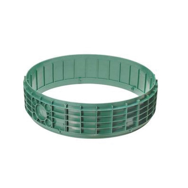 20-RIS-GREEN Riser, 20 in Dia x 6 in H Dimensions, Polypropylene, Green