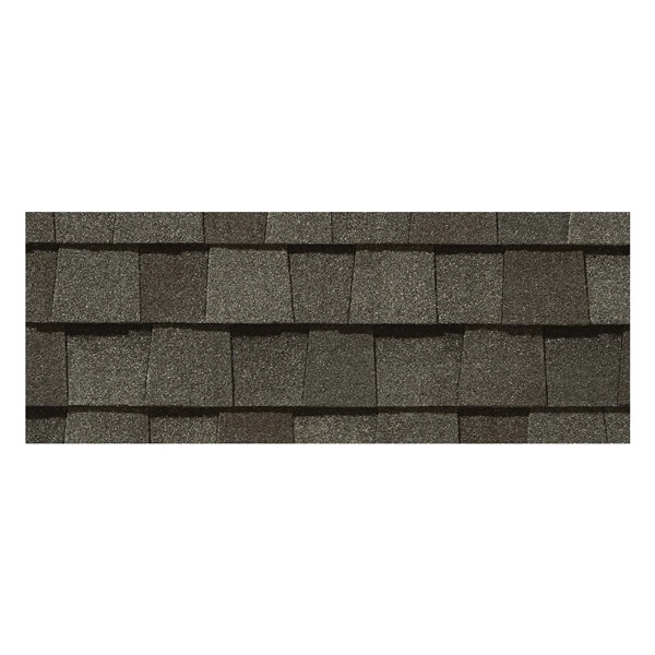 Landmark Series 620403 Shingle, 38-3/4 in L, 13-1/4 in W, Asphalt/Fiberglass, Weathered Wood