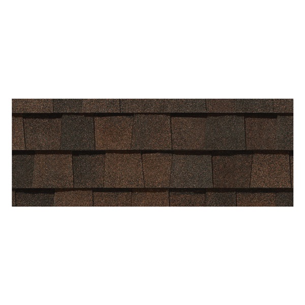 Landmark Series 620397 Shingle, 38-3/4 in L, 13-1/4 in W, Asphalt/Fiberglass, Burnt Sienna