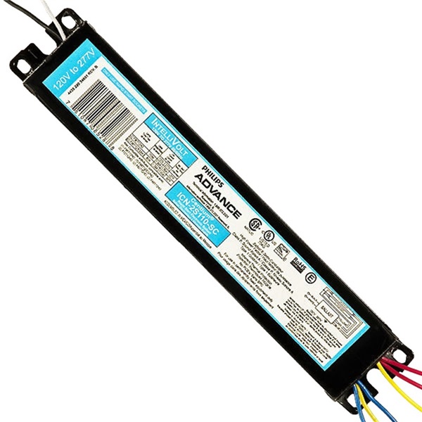 ICN-2S110-SC Electronic Ballast, 120 to 277 V, 190/194 W, 2-Lamp