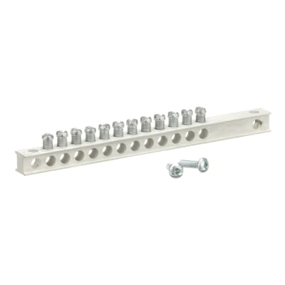 GE Industrial Solutions PowerMark Gold TGK12 Ground Bar Kit, 12 -Terminal