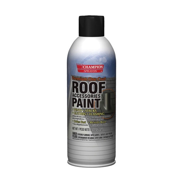4194860 Roof Accessory Spray Paint, Flat, Charcoal, 10.5 oz, Can