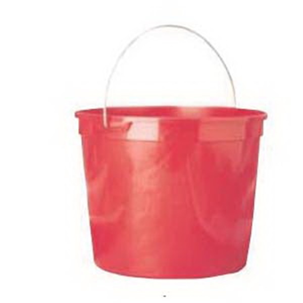 #1124143 Rim Pail, 10 qt, HDPE, Red