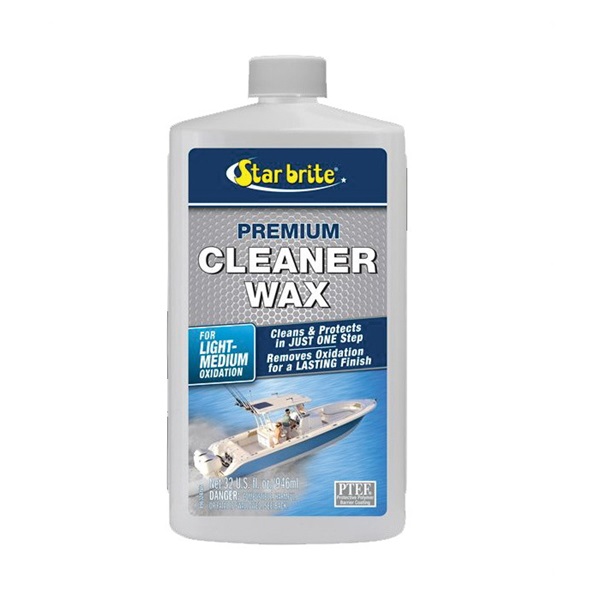 896 Series 089616P Cleaner and Wax, Liquid, Characterstic, Cream, 16 oz, Bottle