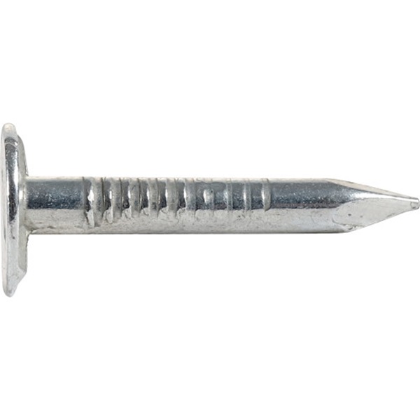 Roofing Nails, Fas-N-Tite, Electro-Galvanized, 7/8 in, 1 lb, - 2